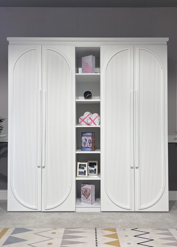 Hermes 4 Kapaklı Dolap